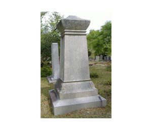 Die, Base and Cap Headstone